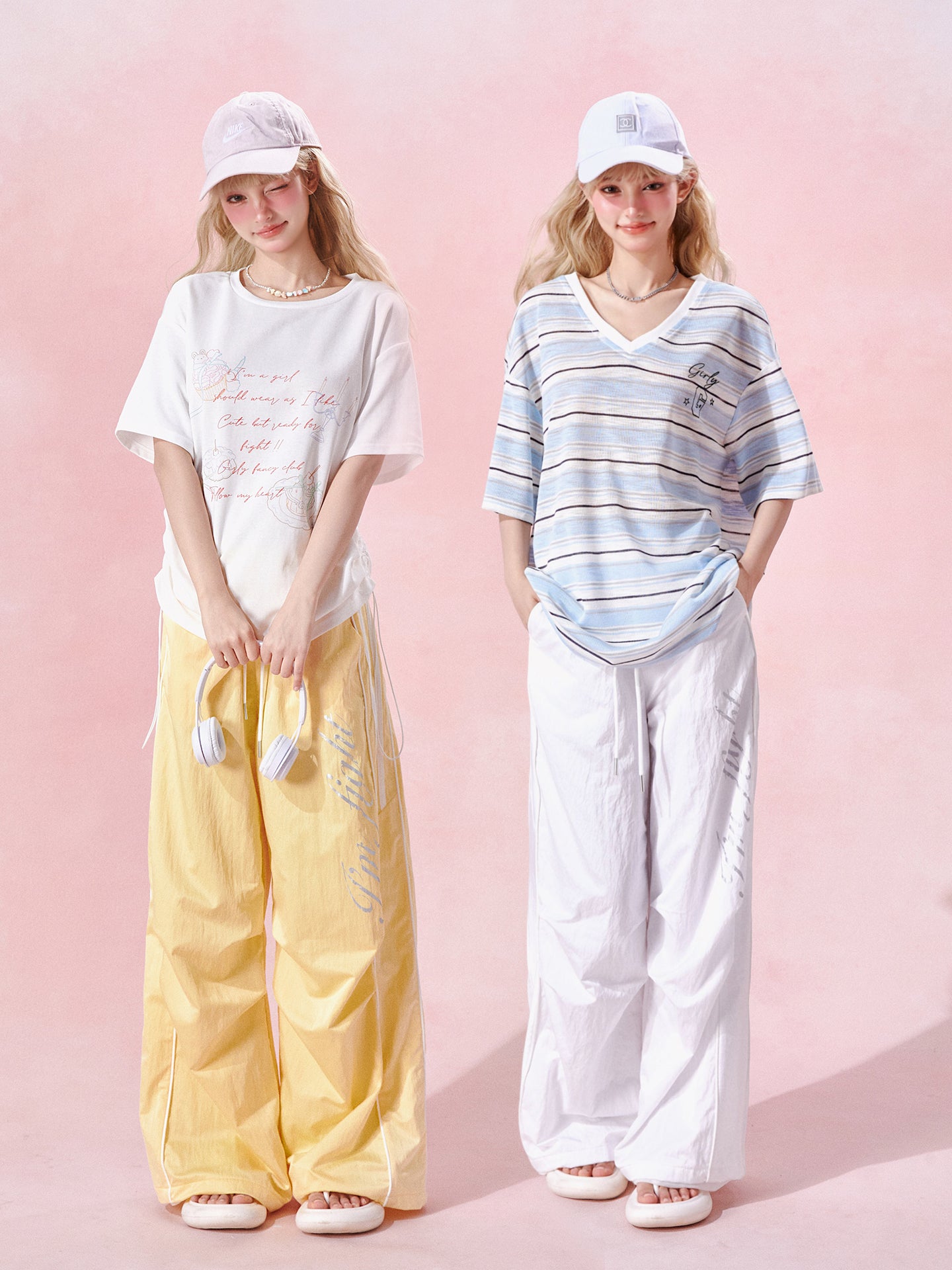 Sporty Relaxed Track Pants