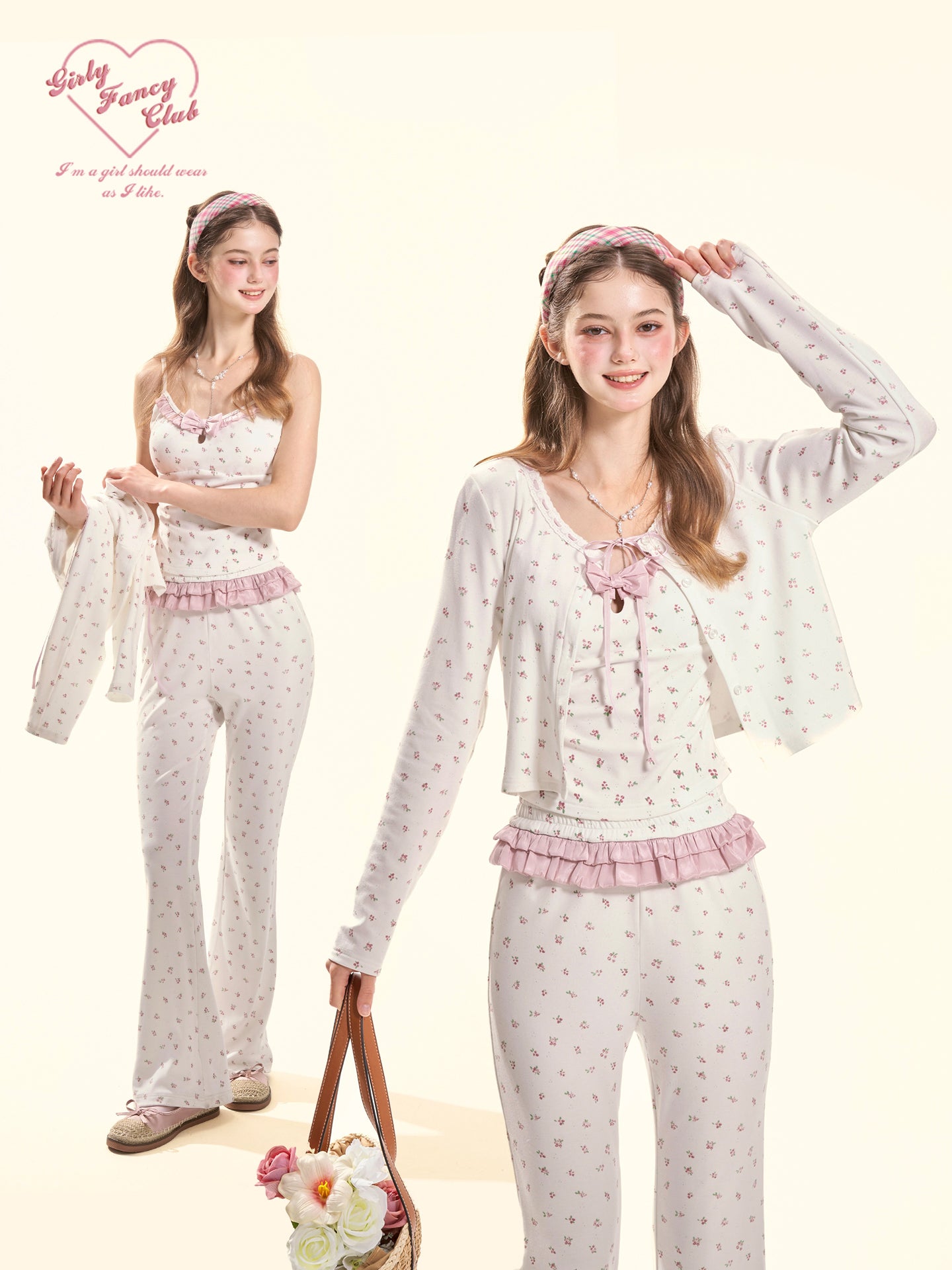 Spring Praise Floral Knit 3-Piece Set