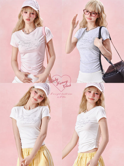 Soft Stretch Cotton Knit Tee