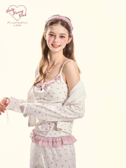 Spring Praise Floral Knit 3-Piece Set