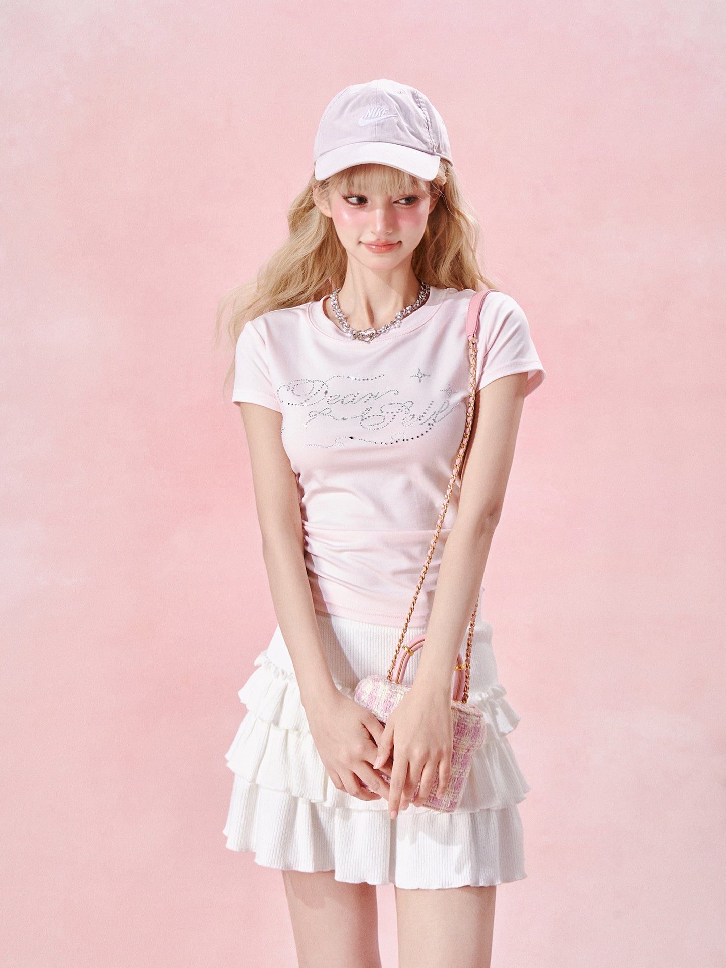 Soft Stretch Cotton Knit Tee