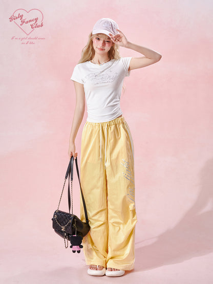 Sporty Relaxed Track Pants