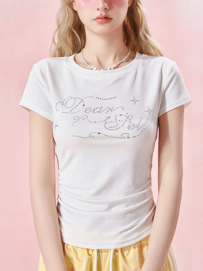 Soft Stretch Cotton Knit Tee