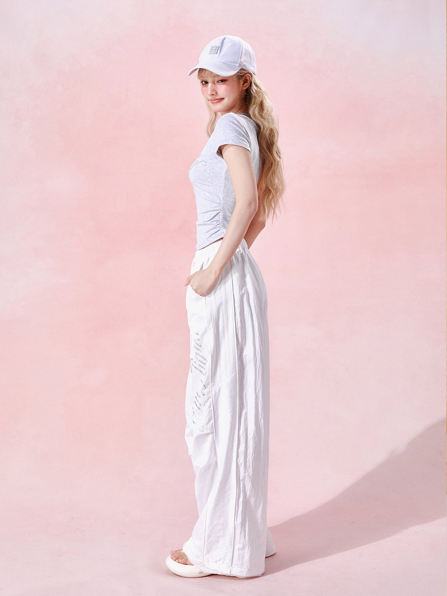 Sporty Relaxed Track Pants